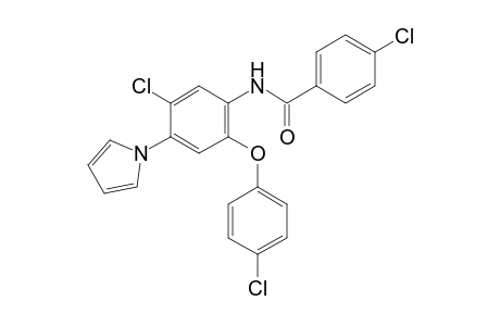 2'-(p-chlorophenoxy)-4,5'-dichloro-4'-(pyrrol-1-yl)benzanilide