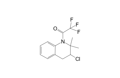 3-Chloro-2,2-dimethyl-1-trifluoroacetyl-1,2,3,4-tetrahydro-6-quinoline