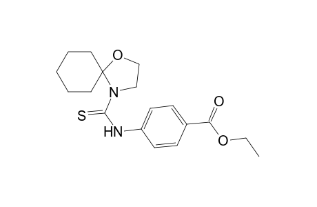 p-[(1-oxo-4-azaspiro[4.5]decan-4-yl)thiocarboxamido]benzoic acid