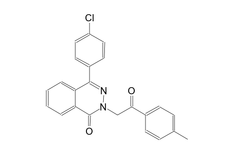 4-(4-chlorophenyl)-2-[2-(4-methylphenyl)-2-oxoethyl]-1(2H)-phthalazinone