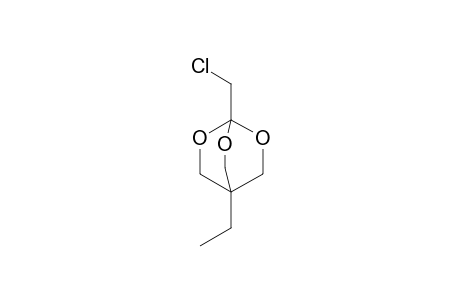 1-Chloromethyl-4-ethyl-2,6,8-trioxa-bicyclo(2.2.2)octane