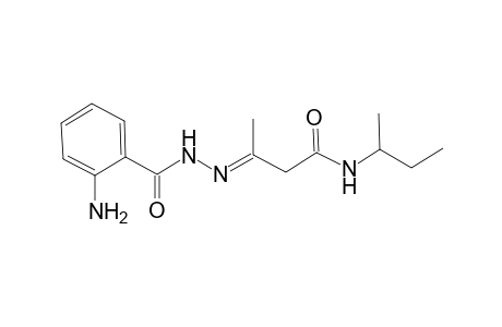 3-[(2-Amino-benzoyl)-hydrazono]-N-sec-butyl-butyramide