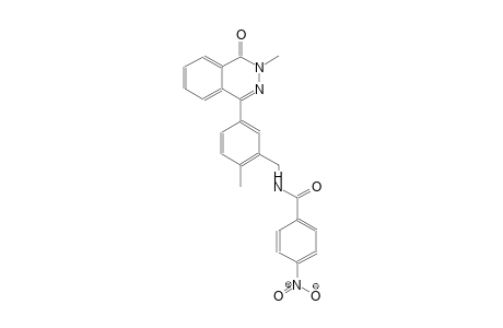 N-[2-methyl-5-(3-methyl-4-oxo-3,4-dihydro-1-phthalazinyl)benzyl]-4-nitrobenzamide