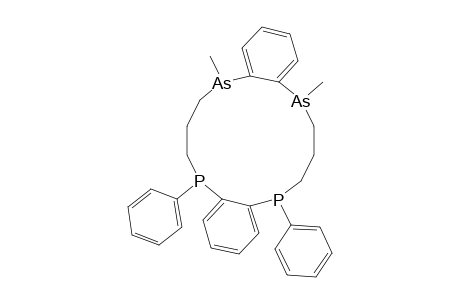 2,17-DIMETHYL-6,13-DIPHENYL-2,17-DIARSA-6,13-DIPHOSPHATRICYCLO-[6.6.0.0(7,12)]-DOCOSA-7(12),8,10,18(1),19,21-HEXAENE,ISOMER-#1