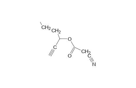 1-hexyn-3-ol, cyanoacetate