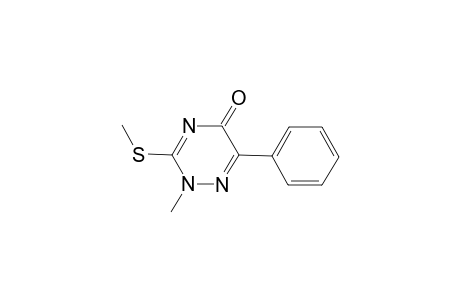 2-METHYL-3-METHYLTHIO-6-PHENYL-1,2,4-TRIAZIN-5(2H)-ONE