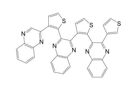 3-[3-(2-quinoxalinyl)-2-thienyl]-2-{2-[3-(3-thienyl)-2-quinoxalinyl]-3-thienyl}quinoxaline