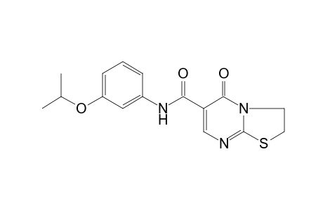 2,3-dihydro-3'-isopropoxy-5-oxo-5H-thiazolo[3,2-a]pyrimidine-6-carboxanilide