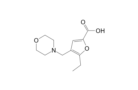 5-Ethyl-4-(4-morpholin-4-iumylmethyl)-2-furancarboxylate