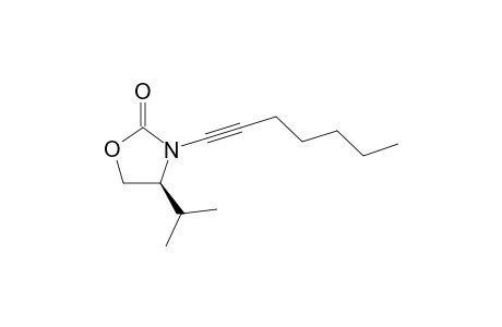 (4S)-3-hept-1-ynyl-4-isopropyl-oxazolidin-2-one