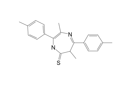 3,6-DIMETHYL-2,5-DI-PARA-TOLYL-1H-1,4-DIAZEPINE-7(6H)-THIONE;MAJOR-ISOMER