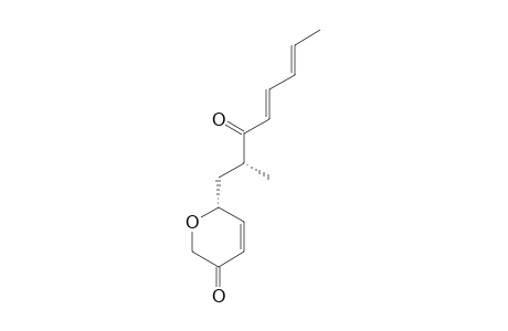 [R-(R*,S*)-(E,E)]-1-(5,6-DIHYDRO-5-OXO-2-H-PYRAN-2-YL)-2-METHYL-4,6-OCTADIEN-3-ONE