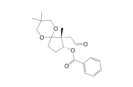 (1RS,2SR)-1,8,8-trimethyl-1-(2'-oxoethyl)-6,10-dioxaspiro[4.5]dec-2-yl benzoate