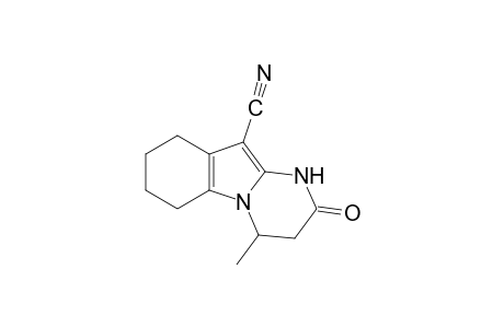 4-methyl-1,2,3,4,6,7,8,9-octahydro-2-oxopyrimido[1,2-a]indole-10-carbonitrile