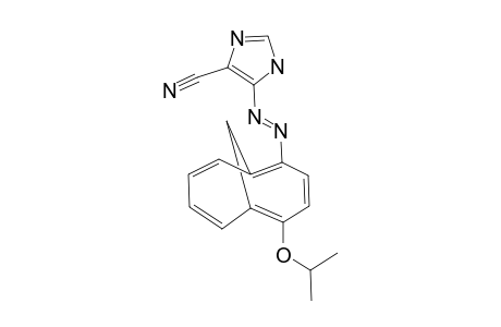 5-(5'-ISOPROPOXY-BICYCLO-[4.4.1]-UNDECA-1',3',5',7',9'-PENTAENYL-AZO)-1H-IMIDAZOL-4-CARBONITRIL