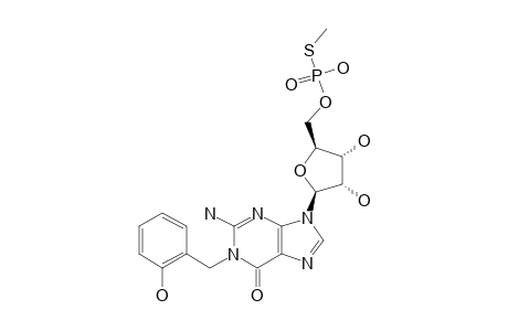 1-OHBG-5'-SMP;1-(ORTHO-HYDROXYBENZYL)-GUANOSINE-5'-S-METHYL-PHOSHOROTHIOLATE