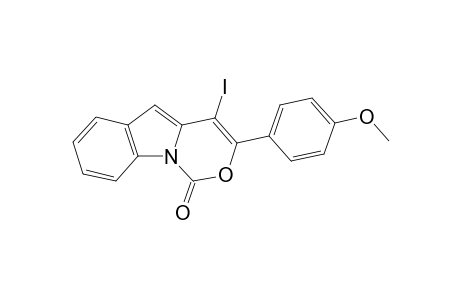 4-Iodo-3-(4-methoxyphenyl)-1H-[1,3]oxazino[3,4-a]indol-1-one