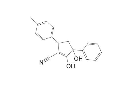 2,3-dihydroxy-3-phenyl-5-(p-tolyl)cyclopentene-1-carbonitrile