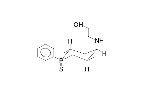 1-PHENYL-1-THIOXO-2,5-DIMETHYL-4-(2-HYDROXYETHYLAMINO)PHOSPHORINANE(ISOMER 2)