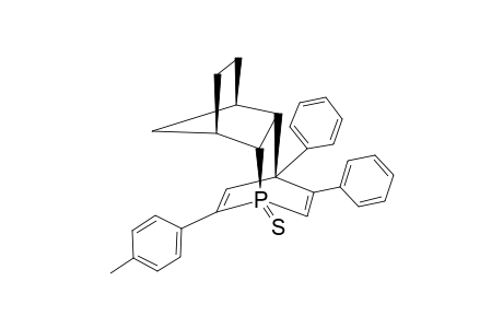 8,12-Diphenyl-10-para-tolyl-1-phosphatetracyclo-[6.2.2.1(3,6).0(2,7)]-trideca-9,11-diene-1-sulfide