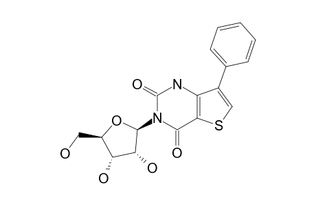 3-(BETA-D-RIBOFURANOSYL)-7-PHENYL-THIENO-[3,2-D]-PYRIMIDINE-2,4-DIONE