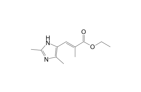 (E)-3-(2,5-dimethyl-1H-imidazol-4-yl)-2-methyl-2-propenoic acid ethyl ester