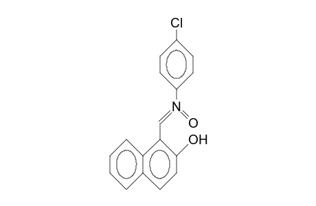 (Z)-N-(2-Hydroxy-1-naphthyl-methylene)-4-chloro-aniline N-oxide