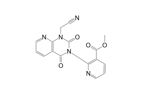 3-pyridinecarboxylic acid, 2-(1-(cyanomethyl)-1,4-dihydro-2,4-dioxopyrido[2,3-d]pyrimidin-3(2H)-yl)-, methyl ester