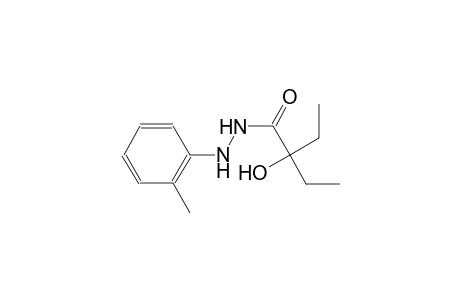 2-Ethyl-2-hydroxy-N'-(2-methylphenyl)butanehydrazide