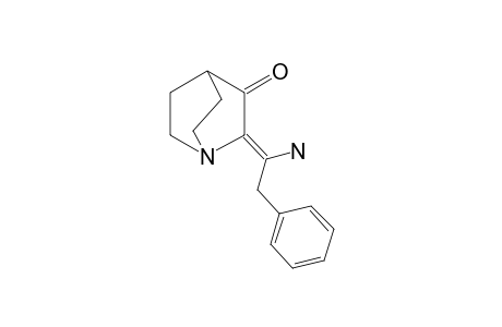 2-(1-AMINO-2-PHENYLETHYLIDENE)-QUINUClIDIN-3-ONE