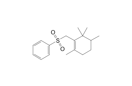 2,5,6,6-Tetramethyl-1-[(phenylsulfonyl)-methyl]-cyclohexene