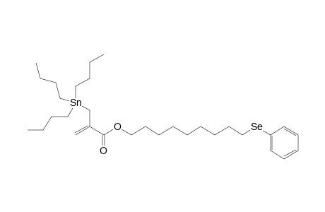 9-Phenylselenononyl 2-(tri-n-butylstannylmethyl)propenoate