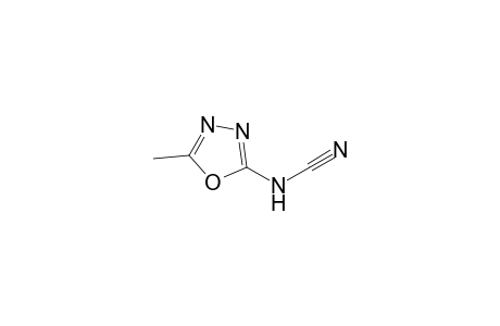 2-Methyl-5-cyanoamino[1,3,4]oxadiazole