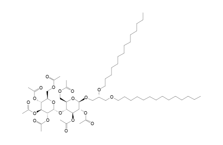 3-O-[2,3,6-TRI-O-ACETYL-4-O-(2,3,4,6-TETRA-O-ACETYL-ALPHA-D-GLUCOPYRANOSYL)-BETA-D-GLUCOPYRANOSYL]-1,2-DI-O-TETRADECYL-SN-GLYCEROL