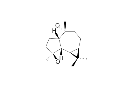 (+-)-Alloaromadendrane-4.beta.,10.alpha.-diol