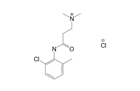 6'-chloro-3-(dimethylamino)-o-propionotoluidide, monohydrochloride