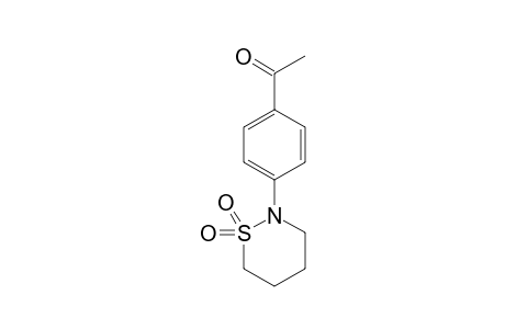 4'-(tetrahydro-2H-1,2-thiazin-2-yl)acetophenone, S,S-dioxide