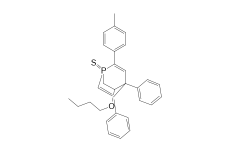 1-Phosphabicyclo[2.2.2]octa-2,5-diene, 8-butoxy-2-(4-methylphenyl)-4,5-diphenyl-, 1-sulfide