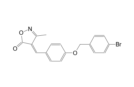 5(4H)-isoxazolone, 4-[[4-[(4-bromophenyl)methoxy]phenyl]methylene]-3-methyl-, (4E)-