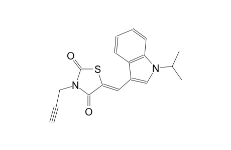 (5Z)-5-[(1-isopropyl-1H-indol-3-yl)methylene]-3-(2-propynyl)-1,3-thiazolidine-2,4-dione