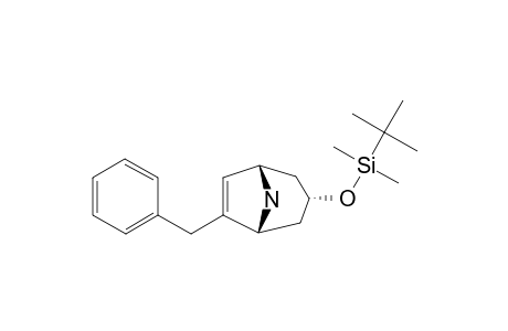 (-)-6-BENZYL-3-[(TERT.-BUTYLDIMETHYLSILYL)-OXY]-8-AZABICYCLO-[3.2.1]-OCT-6-ENE