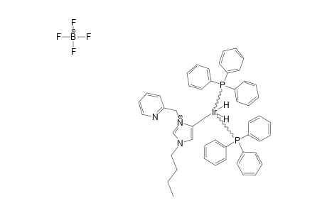 (ETA(2)-C,N)-(N-BUTYL-N(1)-(2-PYRIDYLMETHYL)-IMIDAZOLE-4-YLIDENE)-BIS-(HYDRIDO)-BIS-(TRIPHENYLPHOSPHINE)-IRIDIUM-(III)-TETRAFLUOROBORATE