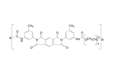 Poly(pyromellitic imidourethane ether)