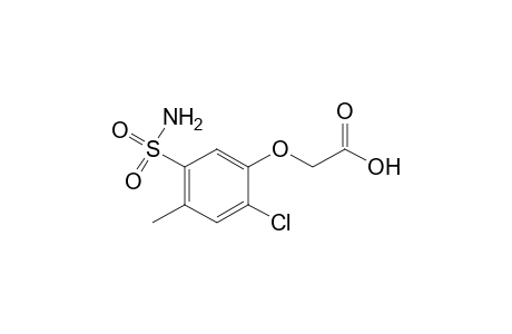 [(2-chloro-5-sulfamoyl-p-tolyl)oxy]acetic acid