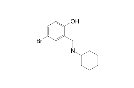 PHENOL, 4-BROMO-2-/N- CYCLOHEXYLFORMIMIDOYL/-,