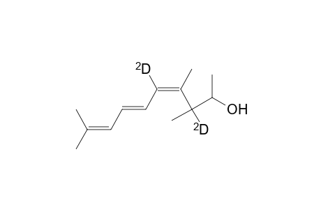 4,6,8-Decatrien-3,5-d2-2-ol, 3,4,9-trimethyl-