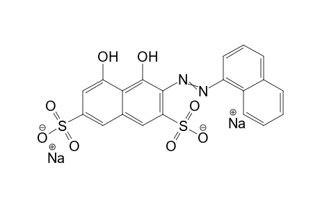 2,7-Naphthalenedisulfonic acid, 4,5-dihydroxy-3-(1-naphthalenylazo)-, disodium salt