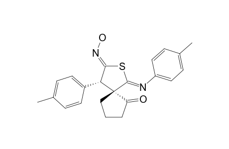 5'-HYDROXYIMINO-4'-(4-METHYLPHENYL)-2'-(4-METHYLPHENYLIMINO)-1-OXO-2',3',4',5'-TETRAHYDROSPIRO-[CYCLOPENTANE-2,3'-THIOPHENE]