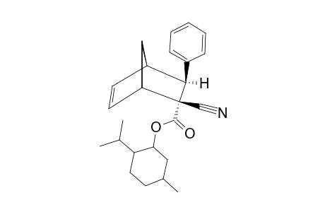 (-)-(1'R,2'S,5'R)-MENTHYL-(1R,2S,3R,4S)-2-EXO-CYANO-3-EXO-PHENYLBICYCLO-[2.2.1]-HEPT-5-ENE-2-ENDO-CARBOXYLATE