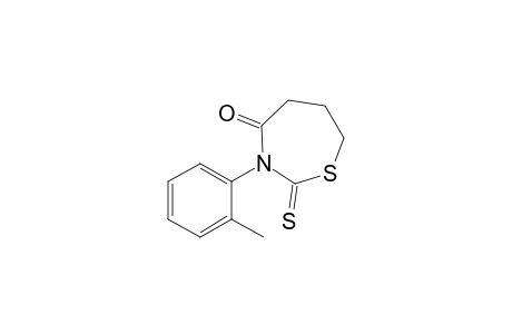 3-(2-METHYLPHENYL)-2-THIOXO-1,3-THIAZEPAN-4-ONE